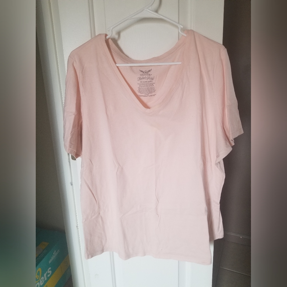 Faded glory pink shirt